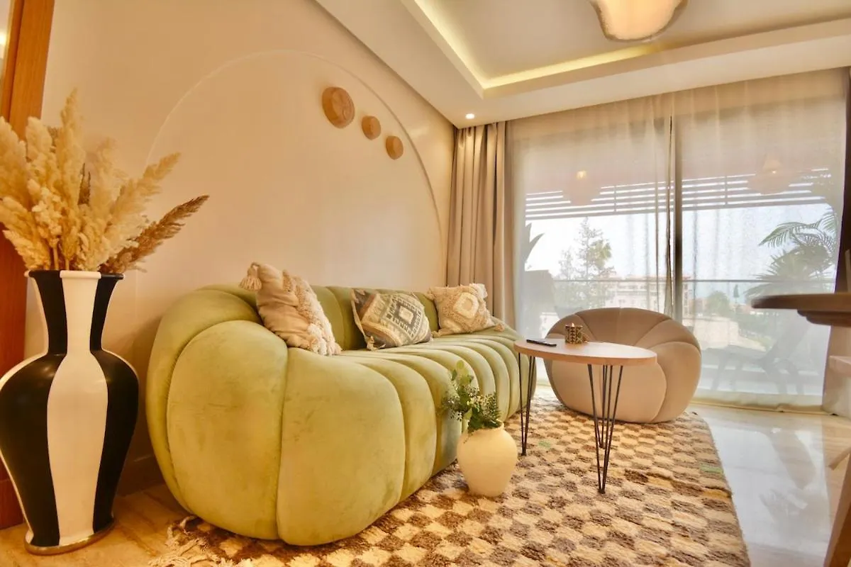 아파트 Central Luxury Quiet Hivernage 2 Balconies With View 마라케시