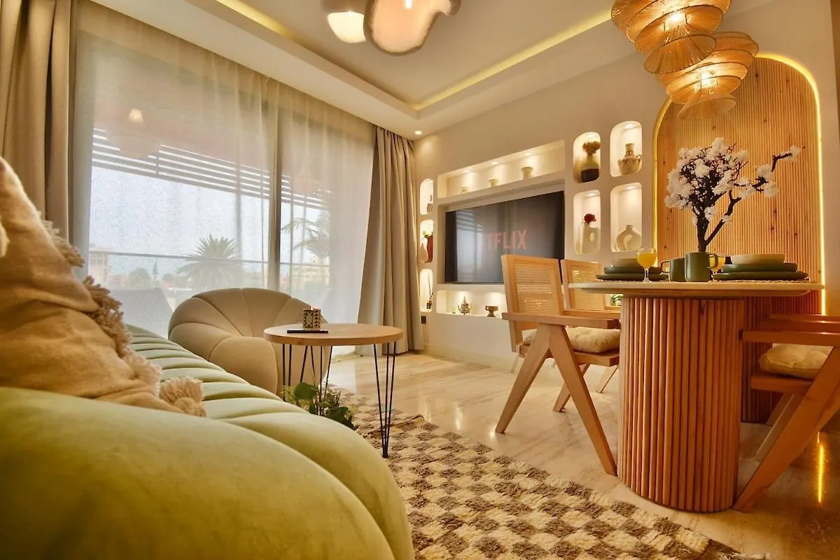 Central Luxury Quiet Hivernage 2 Balconies With View 마라케시 0*,  모로코